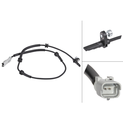 ABS-sensor voorzijde, links of rechts voor Citroen Spacetourer 1.6 HDi 90