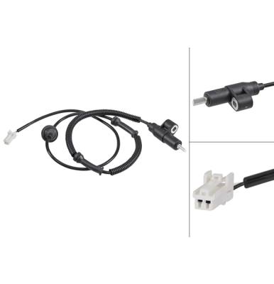 ABS-sensor achterzijde, links of rechts voor Kia Carens type 2 2.0 Cvvt