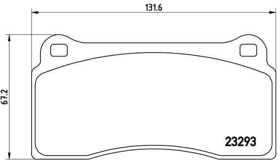 Remblokken voorzijde Brembo premium voor Jaguar Xj 4.0