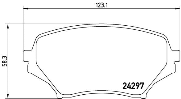 Remblokken voorzijde Brembo premium voor Mazda Mx-5 type 3 1.8