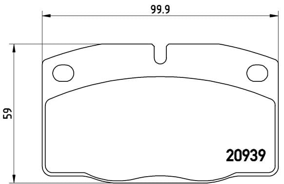Remblokken voorzijde Brembo premium voor Opel Ascona C 1.8 E