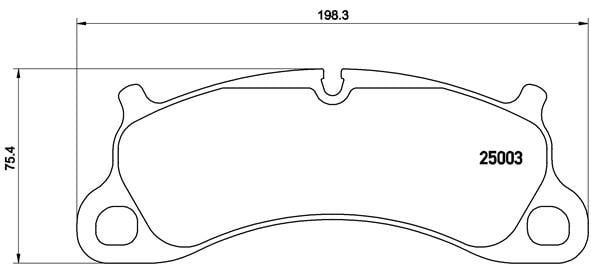 Remblokken voorzijde Brembo premium voor Porsche 911 Targa (991) 3.8 Carrera 4s