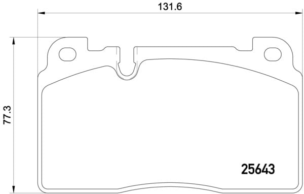 Remblokken voorzijde Brembo premium voor Audi Q5 2.0 Tdi