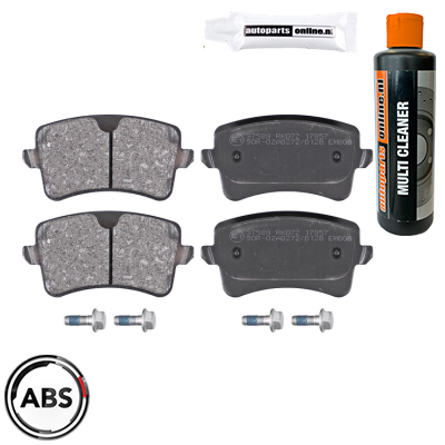 Remblokken achterzijde standaard kwaliteit voor Audi A4 2.0 Tfsi Flexible Fuel
