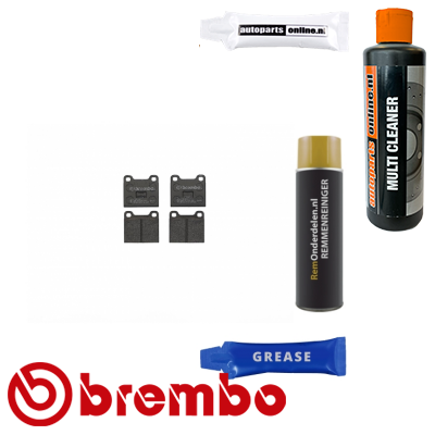 Remblokken voorzijde Brembo premium voor Bmw 02 (e10) 1600 Ti