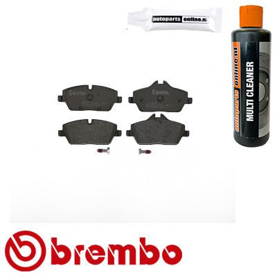 Remblokken voorzijde Brembo premium voor Bmw 1 Cabriolet (e88) 118 D