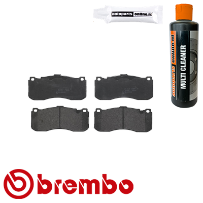 Remblokken voorzijde Brembo premium voor Bmw 1 Cabriolet (e88) 118 I