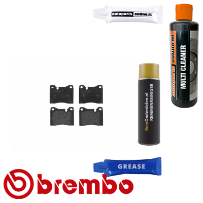 Remblokken voorzijde Brembo premium voor Bmw 5 (e12) 525