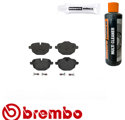 Remblokken achterzijde Brembo premium voor Bmw 5 (f10) 520 D