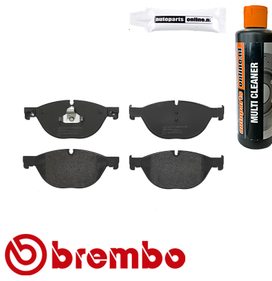 Remblokken voorzijde Brembo premium voor Bmw 5 (f10) 535 I Xdrive