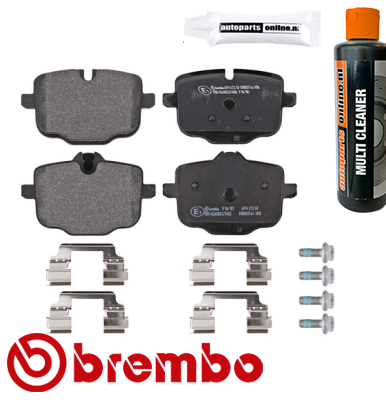 Remblokkenset achterzijde Brembo premium voor Bmw 7 (g11, G12) 725 D, Ld