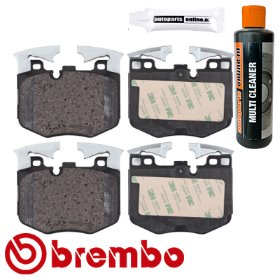 Remblokkenset voorzijde Brembo premium voor Bmw 7 (g11, G12) 730 D, Ld Xdrive