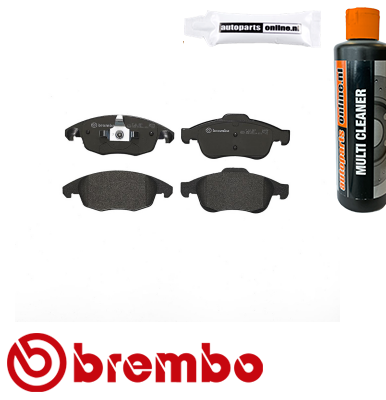 Remblokken voorzijde Brembo premium voor Citroen Berlingo 1.6 Hdi 75 16v