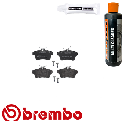 Remblokken achterzijde Brembo premium voor Citroen C4 type 2 1.6 Vti 120 Lpg