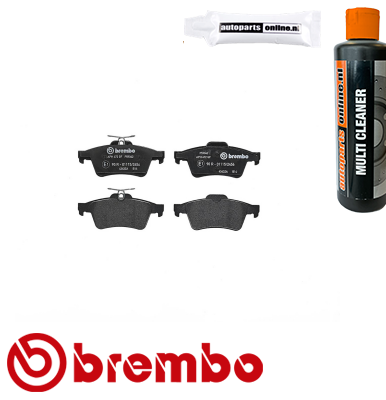 Remblokken achterzijde Brembo premium voor Citroen C5 type 3 Break 1.6 Vti 120