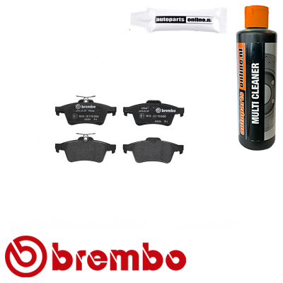 Remblokken achterzijde Brembo premium voor Citroen C5 type 3 Break 2.0 16v Bioflex