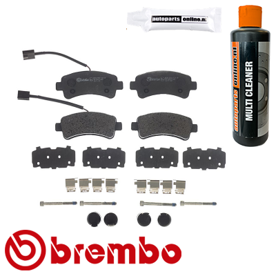 Remblokkenset achterzijde Brembo premium voor Citroen Jumper Bestelwagen 2.0 Bluehdi 110
