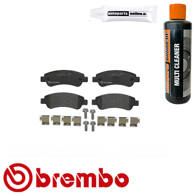 Remblokken achterzijde Brembo premium voor Citroen Jumper Bestelwagen 3.0 Hdi 155