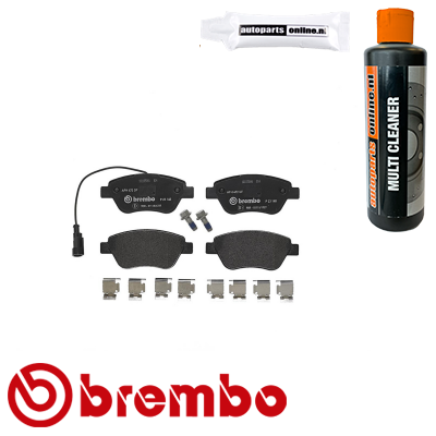 Remblokkenset voorzijde Brembo premium voor Citroen Nemo Stationwagen 1.4