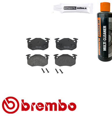 Remblokken Brembo premium voor Citroen Saxo 1.6 Vts