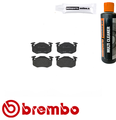 Remblokkenset achterzijde Brembo premium voor Citroen Zx Break 1.8 I 16v