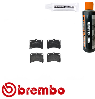 Remblokken voorzijde Brembo premium voor Daihatsu Cuore type 5 0.7
