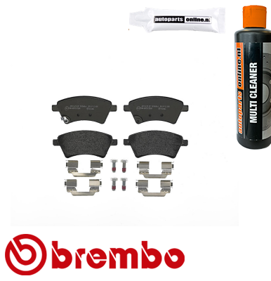 Remblokken voorzijde Brembo premium voor Fiat Sedici 2.0 D Multijet