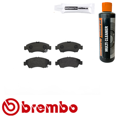 Remblokken voorzijde Brembo premium voor Honda Logo 1.3 