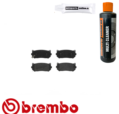 Remblokken Brembo premium voor Kia Shuma 1.6