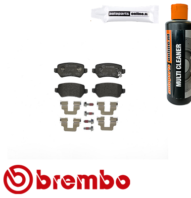 Remblokken achterzijde Brembo premium voor Kia Venga 1.4 Crdi 90
