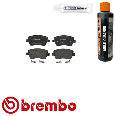 Remblokken voorzijde Brembo premium voor Nissan Note 1.4