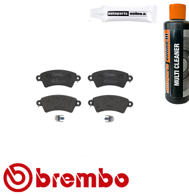 Remblokkenset voorzijde Brembo premium voor Peugeot 306 Break 1.8 16v