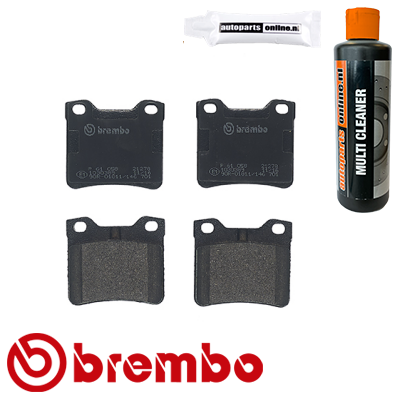 Remblokken achterzijde Brembo premium voor Peugeot 406 1.8 Bifuel