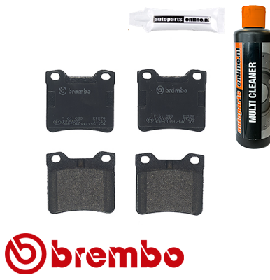 Remblokken achterzijde Brembo premium voor Peugeot 406 Break 1.8 16v