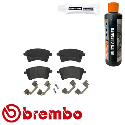 Remblokken voorzijde Brembo premium voor Renault Kangoo Express 1.6