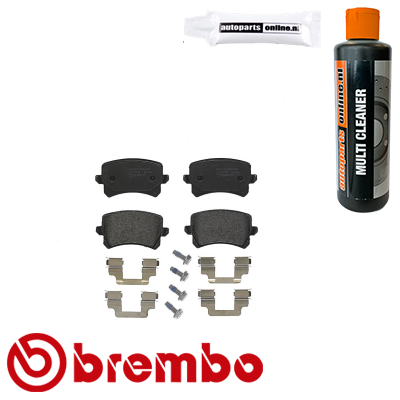 Remblokken Brembo premium voor Seat Alhambra 1.4 Tsi