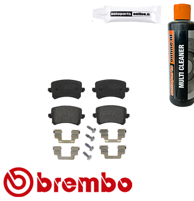 Remblokken Brembo premium voor Seat Alhambra 2.0 Tdi