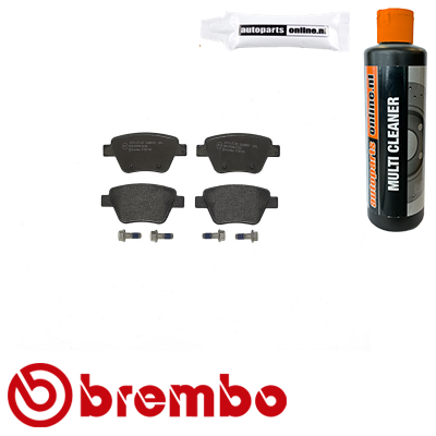 Remblokken achterzijde Brembo premium voor Seat Altea 1.4 16v