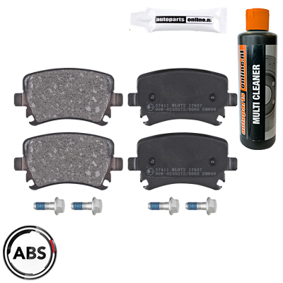 Remblokken achterzijde standaard kwaliteit voor Seat Altea Xl 1.6 Multifuel