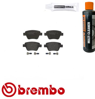 Remblokken achterzijde Brembo premium voor Seat Altea Xl 1.6 Tdi
