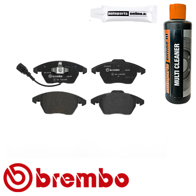 Remblokken voorzijde Brembo premium voor Seat Ibiza type 4 Sportcoupe 1.0