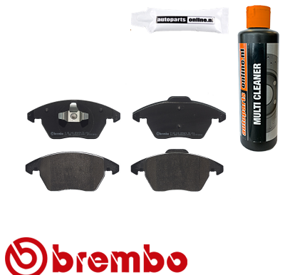 Remblokkenset voorzijde Brembo premium voor Seat Ibiza type 4 Sportcoupe 1.0 Tsi
