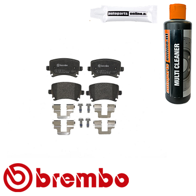 Remblokken achterzijde Brembo premium voor Seat Leon 1.4 16v