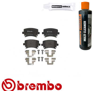 Remblokken achterzijde Brembo premium voor Seat Leon 2.0 Cupra R
