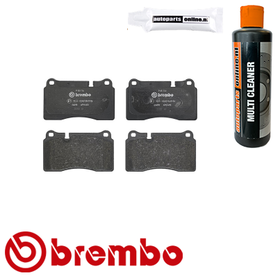 Remblokken voorzijde Brembo premium voor Seat Leon 2.0 Cupra