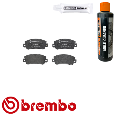 Remblokken voorzijde Brembo premium voor Seat Terra Bestelwagen 1.3 D