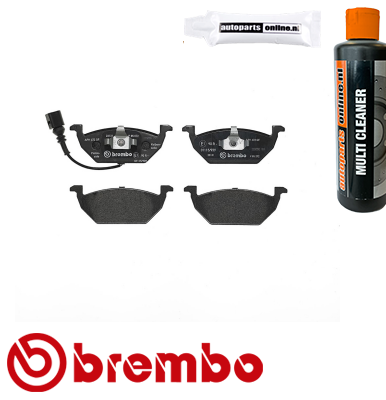 Remblokken Brembo premium voor Skoda Roomster 1.6 Tdi