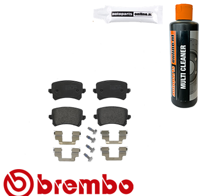 Remblokken Brembo premium voor Volkswagen (vw) Golf type 5 1.6 Multifuel