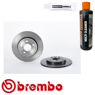 Set (2x) Remschijven achterzijde Brembo premium voor Audi A4 Avant 3.0