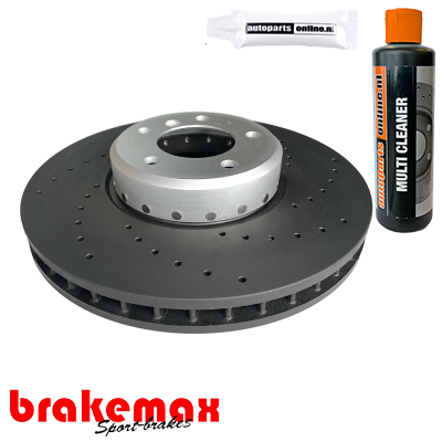 Set (2x) remschijven voorzijde Brakemax Sport voor Bmw 5 (e60) 530 D